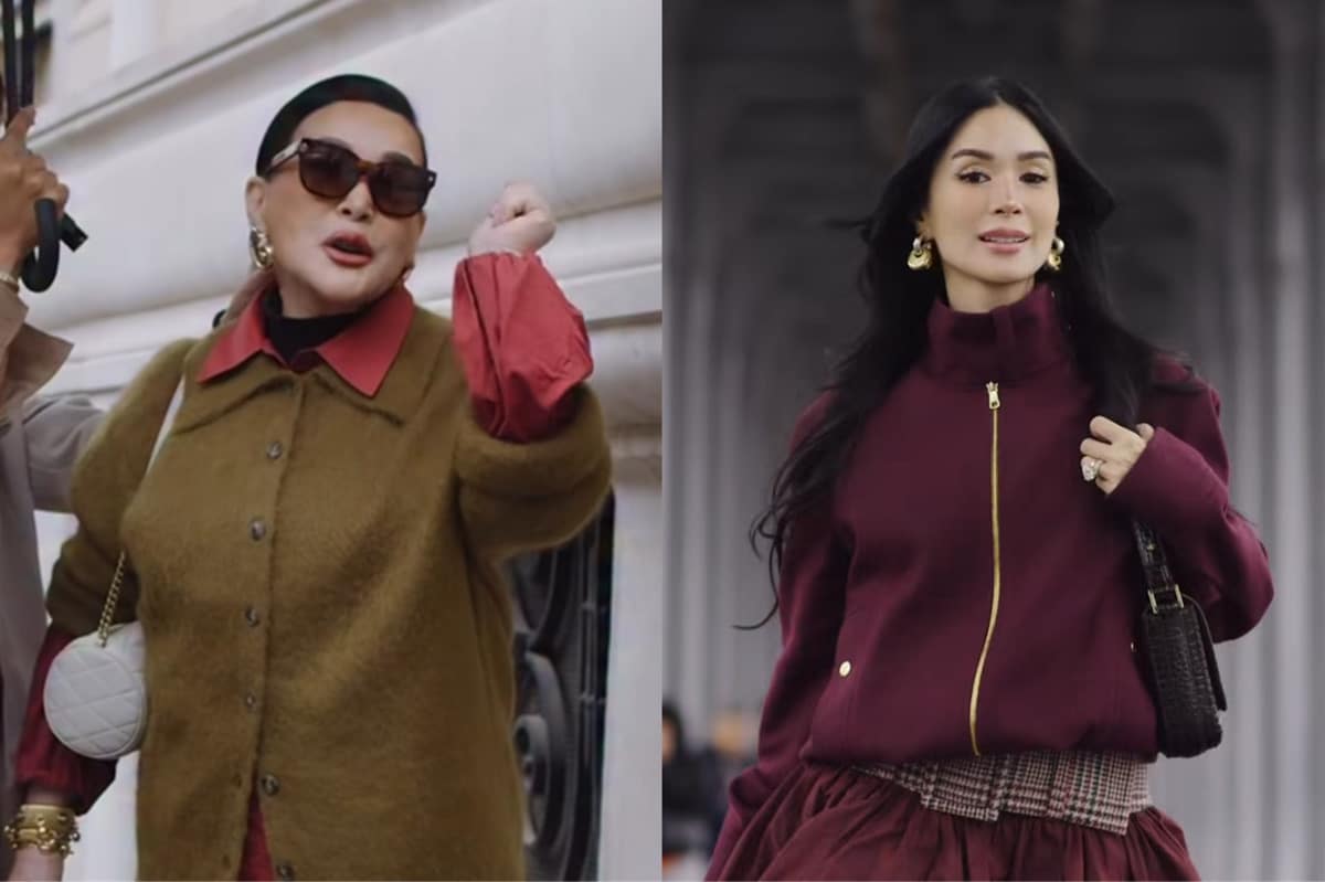 Cecilia Ongpauco cheers for daughter Heart Evangelista at Paris Fashion Week