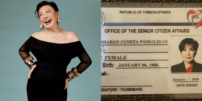 LOOK: Sharon Cuneta flexes senior citizen ID