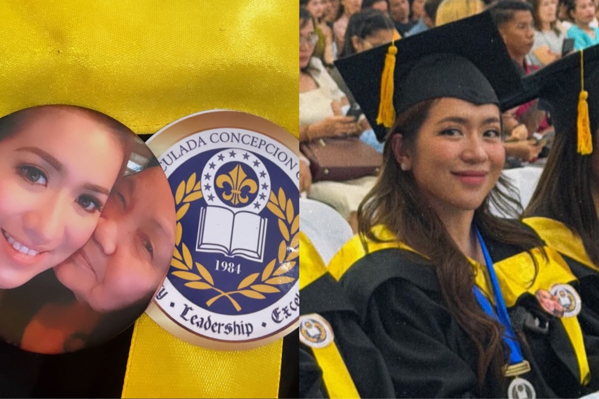 Angeline Quinto finishes college, earns business degree