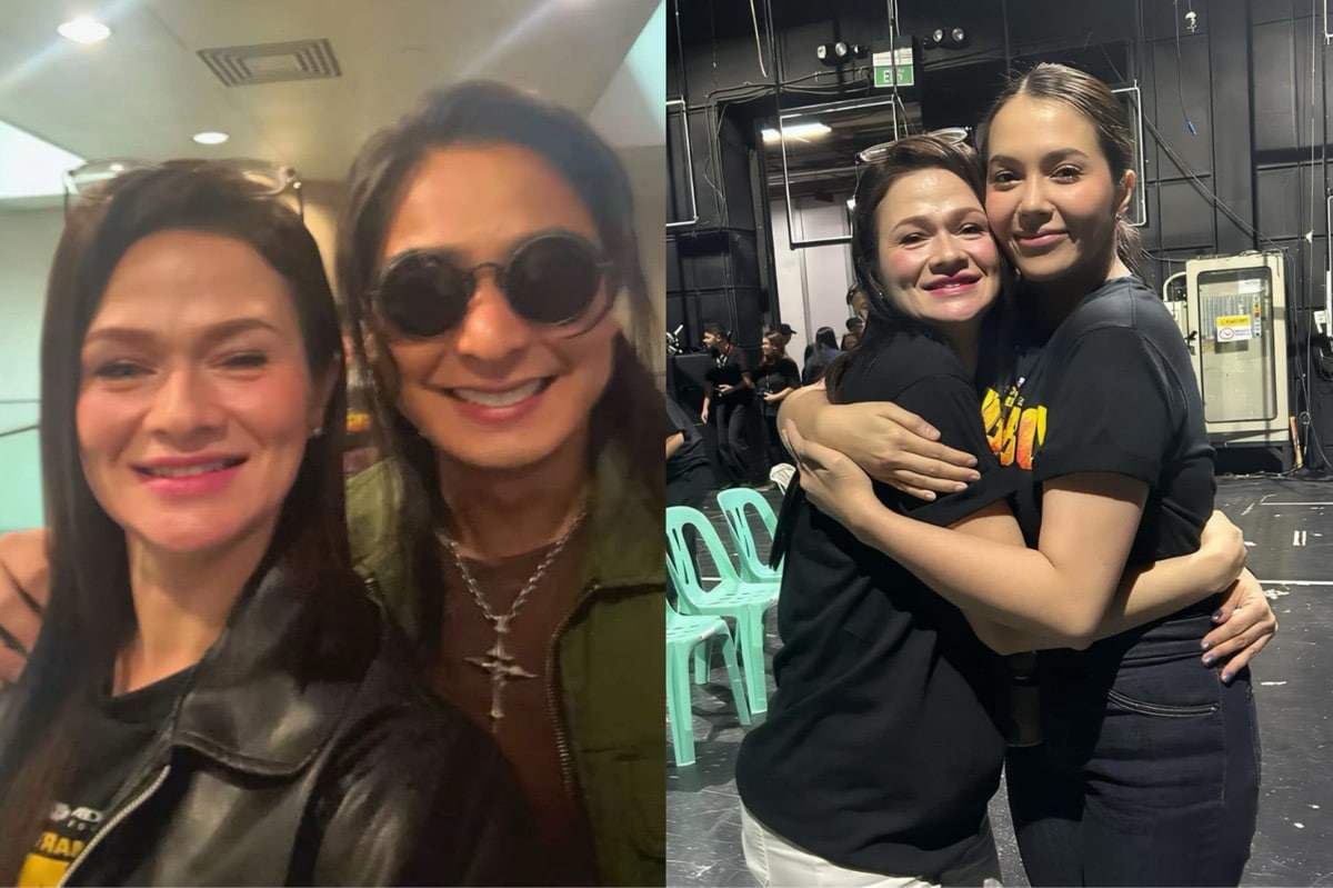 Katherine Luna meet Coco Martin, Julia Montes at 'Sigabo' motorcade