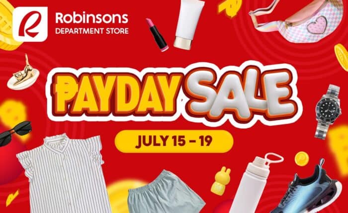 Heavy discounts on weather-ready fashion at Robinsons Department Store’s July Payday Sale