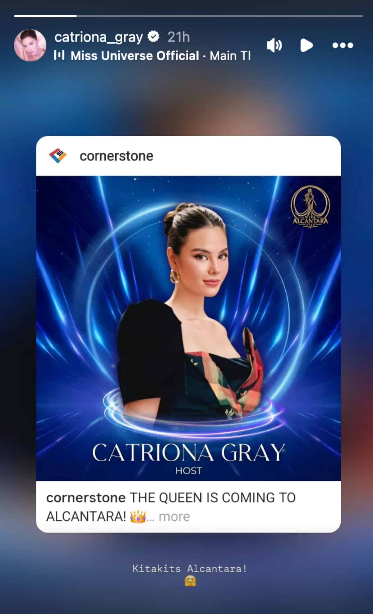 Catriona Gray set to host Miss Alcantara 2026 finals night