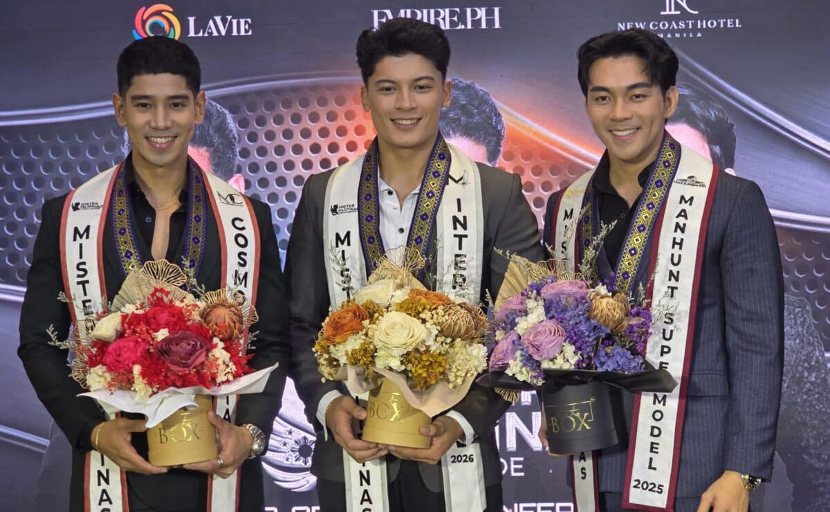 Mister Pilipinas Worldwide winners set out for contests in Sri Lanka, Vietnam, Thailand