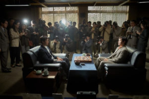 Yoo Ah-in (left) and Lee Byung-hun (right) in "The Match" (Netflix via The Korea Herald / ANN)