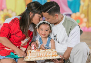 Sarina Hilario spends 3rd birthday at orphanage