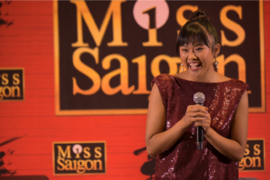 What Abigail Adriano takes to heart as she portrays Kim in ‘Miss Saigon’ | Abigail Adriano during the media call for "Miss Saigon" in the Philippines. Image: Courtesy of GMG Productions