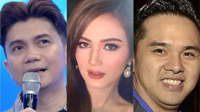 Cedric Lee, Deniece Cornejo, 2 others get 40 years in case filed by Vhong Navarro | Vhong Navarro, Deniece Cornejo and Cedric Lee. Images from FACEBOOK/INQUIRER FILES