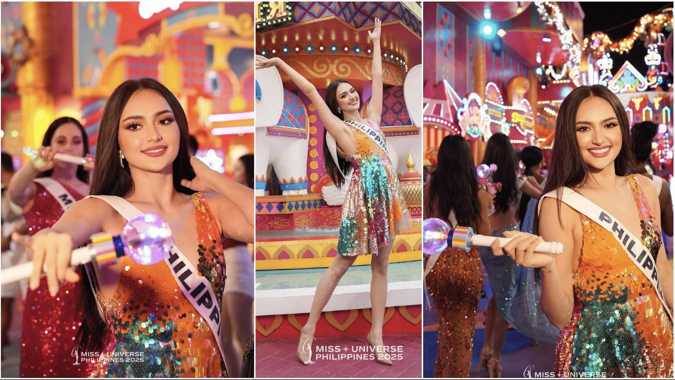 Ahtisa Manalo displays baton-twirling prowess at Miss Universe 2025 carnival