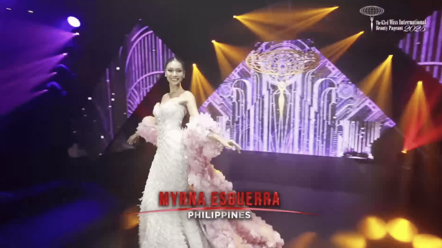 Myrna Esguerra makes it to the Miss International 2025 Top 10